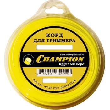 Корд триммерный Champion Round круглый 2,0мм*60м C5010