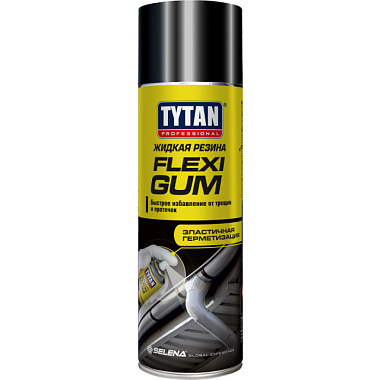 Аэрозоль Tytan Professional Flexi Gum Жидкая Резина черная 520 мл 283423