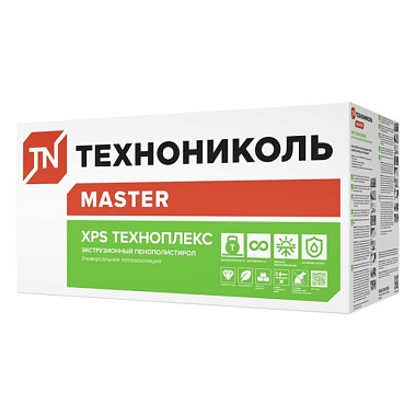 Пенополистирол экструзионный Технониколь Техноплекс 1200*600*20 мм 14,4 м2, 0,288 м3, 20 шт