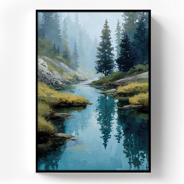 Канвас в раме Postermarket Idea Багет 3254 50*70 см CF-5076