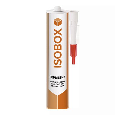 Герметик Технониколь Isobox силиконовый санитарный бесцветный 260 мл