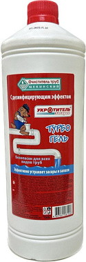 Средство чистящее Щекинский Turbo-гель для труб 1000 г