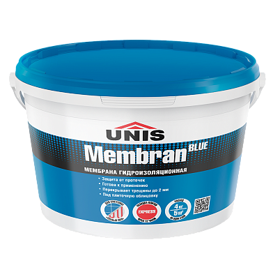 Мембрана Юнис BlueMembran гидроизоляционная 4 кг