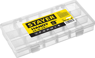 Органайзер пластиковый Stayer Handy-9 с 18 ячейками 230*120*35 мм 38051-09