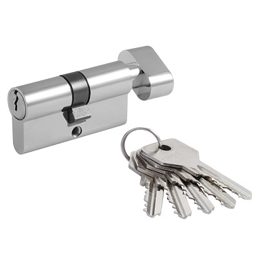 Механизм цилиндровый Нора-М STD Z Л-60 30-30 хром 16095