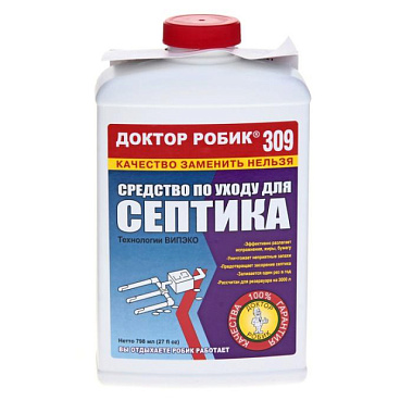 Очиститель Доктор Робик септиков 798 мл 309