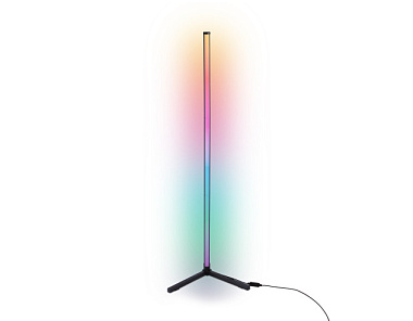 Светильник напольный Ambrella FL8022 BK черный LED 15W RGB пду радио 2.4G D32*1250