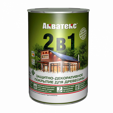 Пропитка для дерева Рогнеда Акватекс орех 0,8 л 