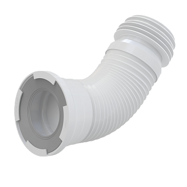 Слив раздвижной AlcaPlast для унитаза 280-550 мм A97 121658