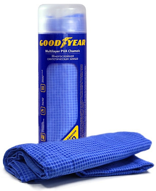 Замша Goodyear синтетическая с тиснением в тубе 43*64 см GY000002