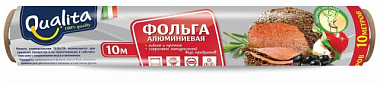 Фольга алюминиевая Qualita 10 м в рулоне/30