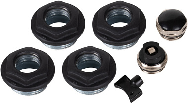 Комплект монтажный Royal Thermo 1"*1/2" черный НС-1614222***