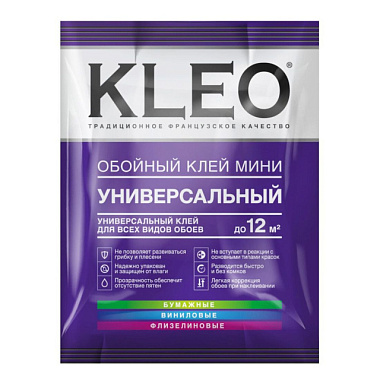 Клей Kleo Мини Line Optima обойный 12 м2 60 г