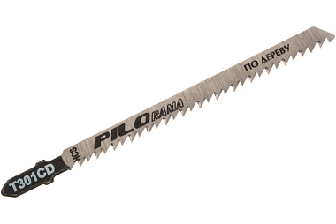 Пилки Pilorama T301CD для лобзика древес./ДСП/лам/пласт.h=6-60мм 115*90 мм8 з/д 2шт/карта 553011