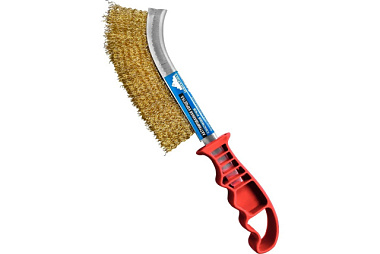Щетка по металлу Vertextools с пластиковой ручкой 1212-01