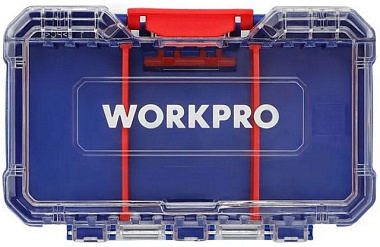 Органайзер Workpro штабелируемый для мелочей с прозрачной крышкой размер S 165*103*49 мм WP409050