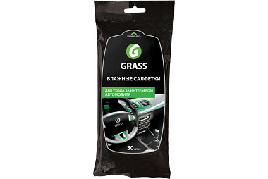 Салфетки Grass влажные для интерьера автомобиля IT-0311