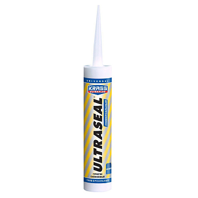 Герметик Krass Ultraseal универсальный силиконовый бесцветный 260 мл