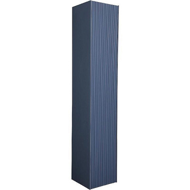 Шкаф-пенал La Fenice Terra Blu Grigio синий матовый 30 см FNC-05-TER-BG-30