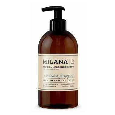 Мыло жидкое Milana Grass Patchouli&Grapefruit парфюмированное дозатор 300 мл 125712