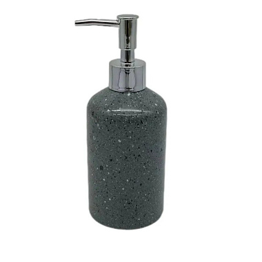 Дозатор Primanova Grey для жидкого мыла керамика DR-81210