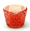 Свеча декоративная ароматизированная парафиновая с ароматом персика 41226