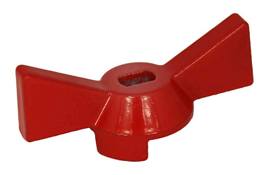 Ручка - бабочка MPF усиленная, для крана Красная 1/2" - 3/4", MP-У ИС.131176