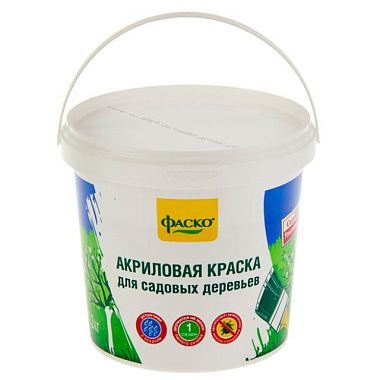 Краска Фаско для садовых деревьев в ведре 1,2 кг Of000098320