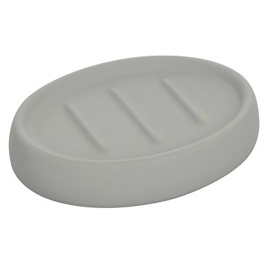 Мыльница Аквалиния Soft керамика серая B4333A-4G***