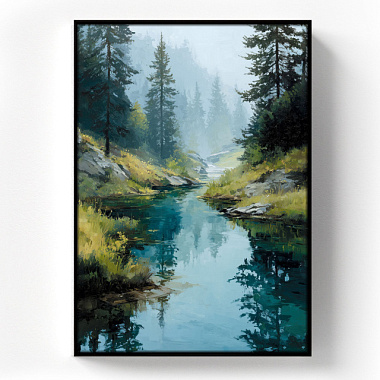 Канвас в раме Postermarket Idea Багет 3254 50*70 см CF-5077