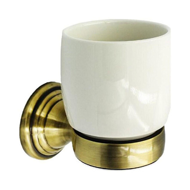 Держатель Bath Plus Bronx gold со стаканом BXG-65706*