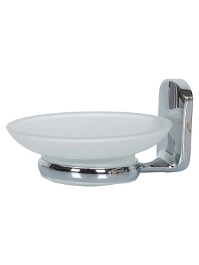Мыльница Swensa Slick подвесная стекло/металл хром SWR-5600-02***