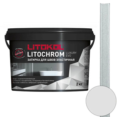 Затирка Litokol Litochrom Evo Lle 100 пепельно-белый 2 кг