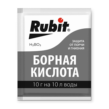 Удобрение Рубит Кислота борная пакет 10 г 153942