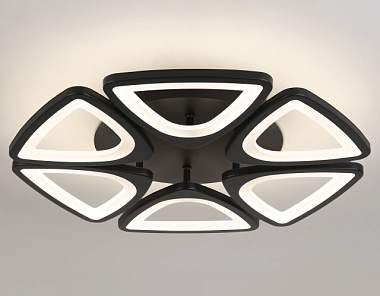 Люстра Ambrella light Acrylica FA4495/6 BK с пультом черный***