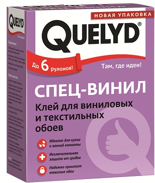 Клей Quelyd для обоев специальный виниловый 300 г