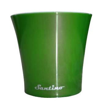 Вазон-горшок Elsa Арте цвет зелёное золото с белым 3,5 л АРТ 3,5 ЗЗ-Б