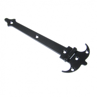 Петля-стрела НОЭЗ мебельная черный матовый ПСМ-120-SL 12675