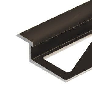 Профиль Z-образный Cezar PV46-06 алюминий бронза матовая 10 мм*2,7 м 45851-06