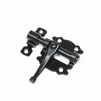 Задвижка НОЭЗ Декор накладная черная матовая ЗН-40-SL 12681