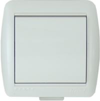 Выключатель Lezard ОП Ната 710-0200-100 1-кл белый 193145