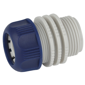 Адаптер Green Apple для шланга с наружной резьбой пластик 12мм (1/2) GAEA20-11