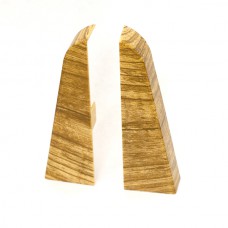 Заглушка Royal для плинтуса ПВХ 218 Старое дерево76 мм 2шт/уп