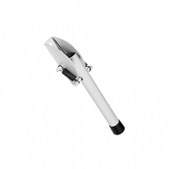 Упор воротный Домарт мод 2 белый 200 мм