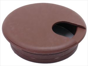 Заглушка Ликчел мебельная для кабеля коричневая D62 У8-9079