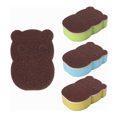 Губка Мультидом Карборундовая для мытья кухни 7,5*10,5*2,5 см VL58-101