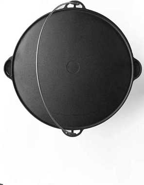 Казан татарский Гардарика чугунный походный крышка-садж 12 л 1612-5