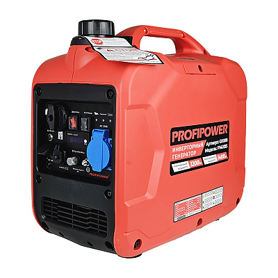 Генератор ProfiPower P1400iS бензиновый инверторный 1,2/1,4 кBт 220 B 50 Гц 12 B медная G0008
