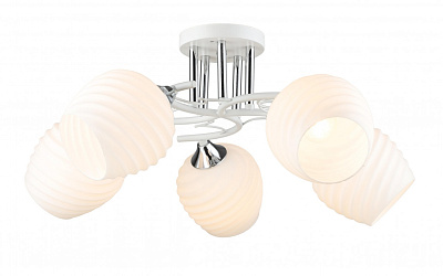 Люстра Imex потолочная 5*Е27 MD.5991-5-S-WT+CR