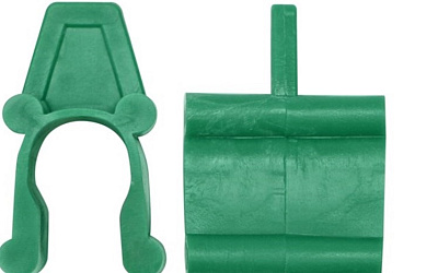 Зажимы-клипсы Протэкт для пленки зеленый уп/18 шт